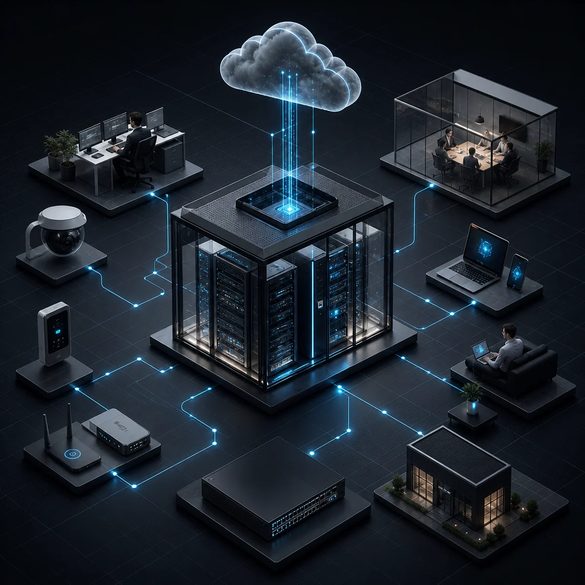 Equipamiento empresarial para redes y seguridad electrónica